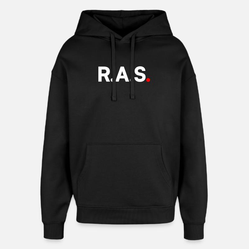 Rien à signaler - Sweat à capuche unisexe Stanley/Stella Oversized - noir