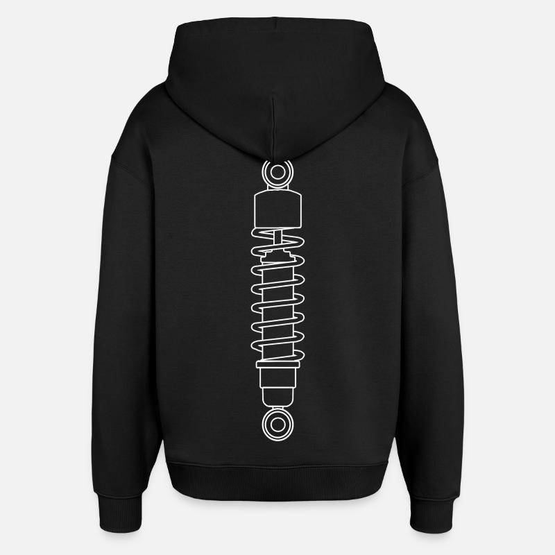 Amortisseur - Sweat à capuche unisexe Stanley/Stella Oversized - noir