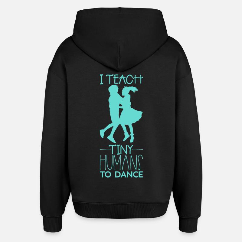 professeur de danse - Sweat à capuche unisexe Stanley/Stella Oversized - noir