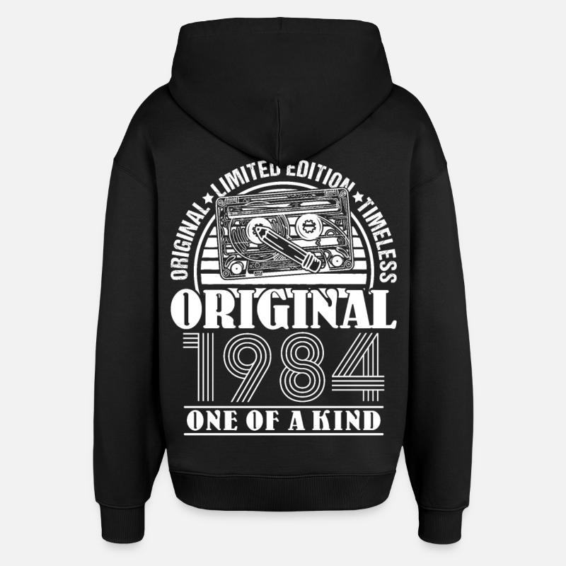 40e anniversaire - Sweat à capuche unisexe Stanley/Stella Oversized - noir