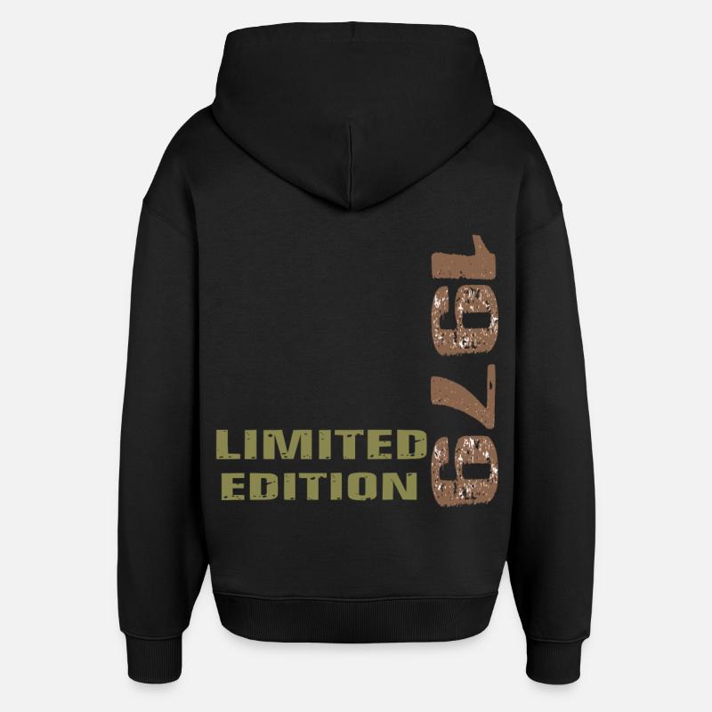 Millésime 1979 Édition Limitée Cadeau - Sweat à capuche unisexe Stanley/Stella Oversized - noir
