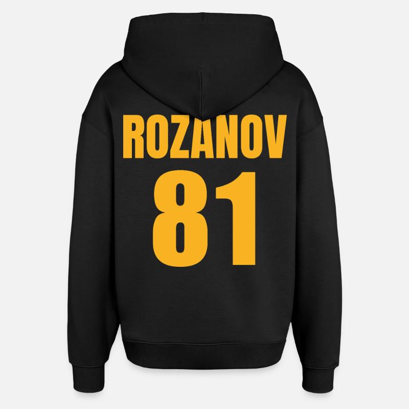 Rozanov - Sweat à capuche unisexe Stanley/Stella Oversized - noir