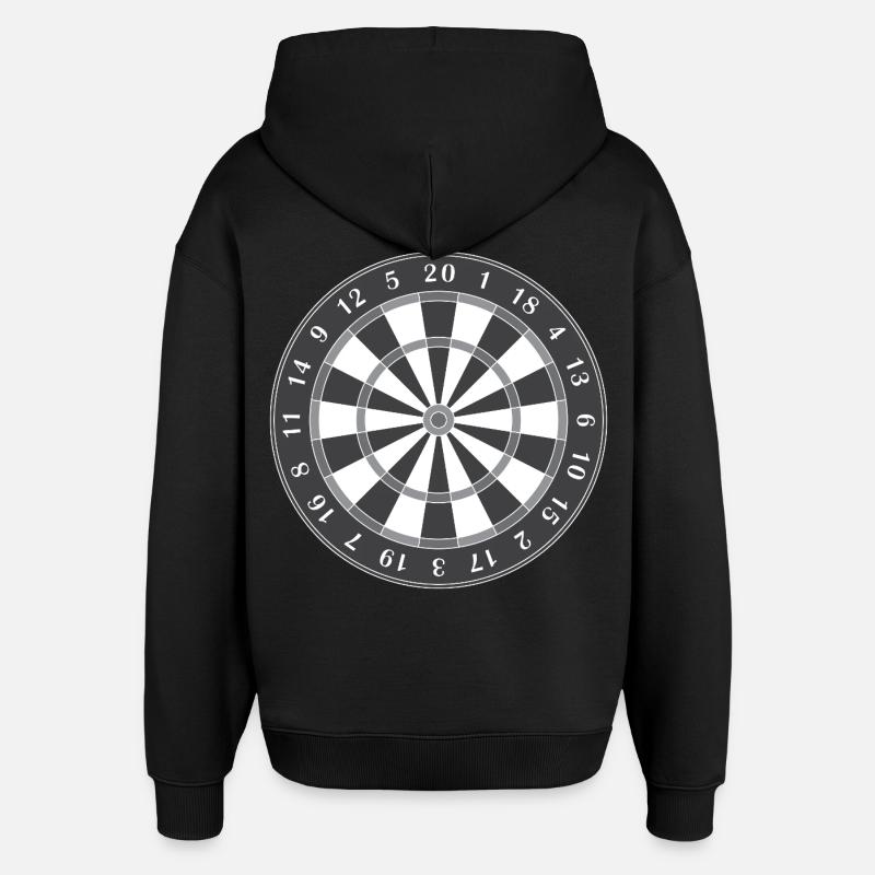 cible - Sweat à capuche unisexe Stanley/Stella Oversized - noir