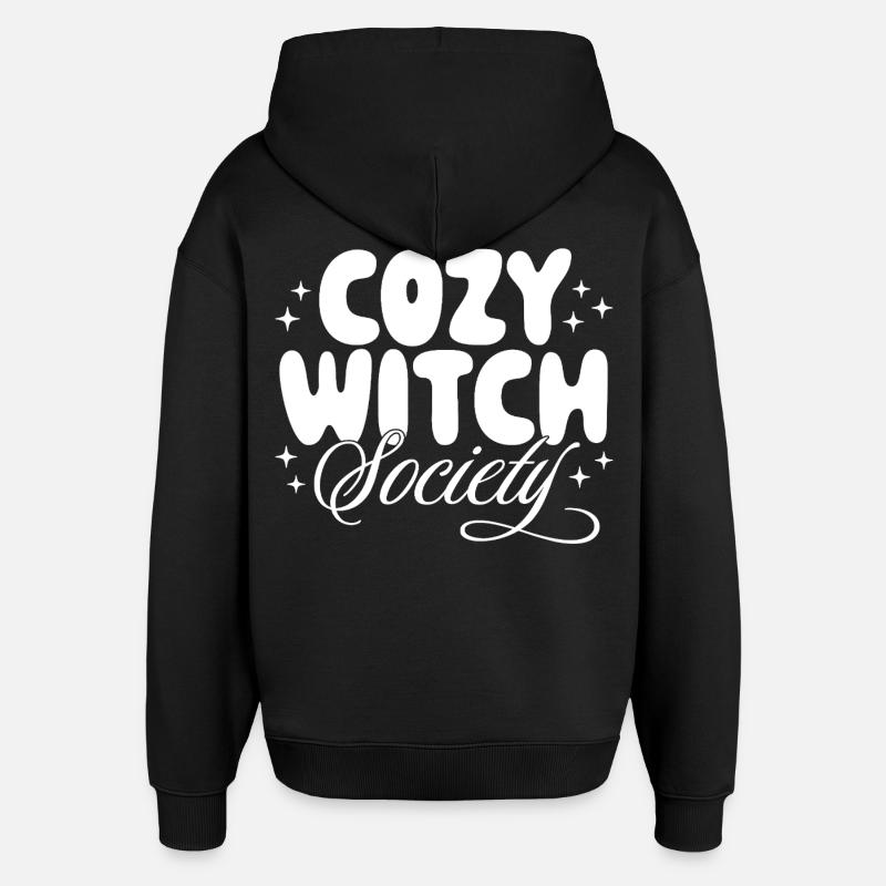 Société des sorcières câlines - Sweat à capuche unisexe Stanley/Stella Oversized - noir