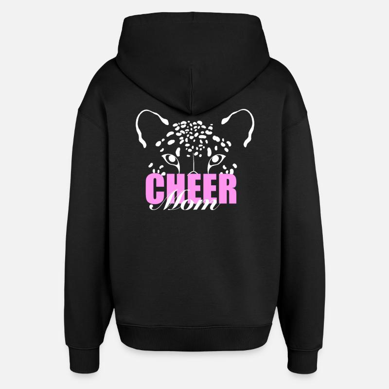 Cheer Mom  - Oversized Unisex Hoodie von Stanley/Stella - Schwarz
