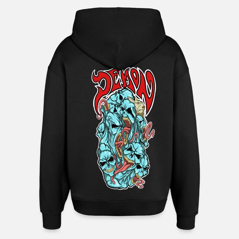 Démons - Sweat à capuche unisexe Stanley/Stella Oversized - noir