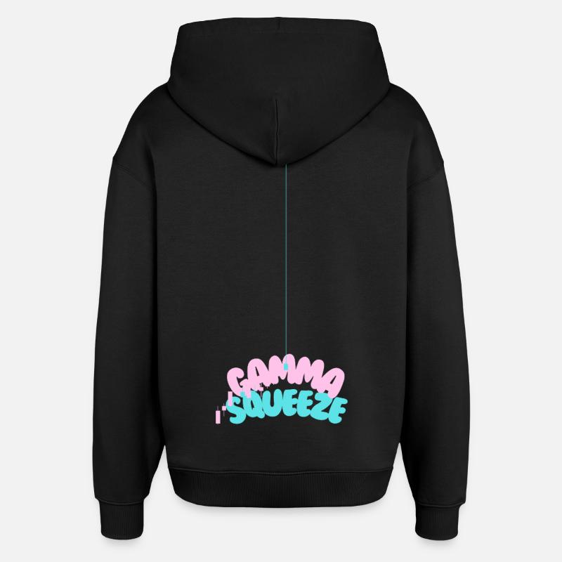 Gamma Squeeze - Oversized Unisex Hoodie by Stanley/Stella - black