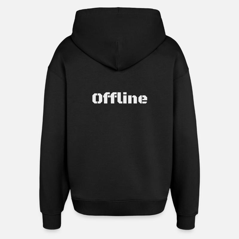 Hors-ligne - Sweat à capuche unisexe Stanley/Stella Oversized - noir