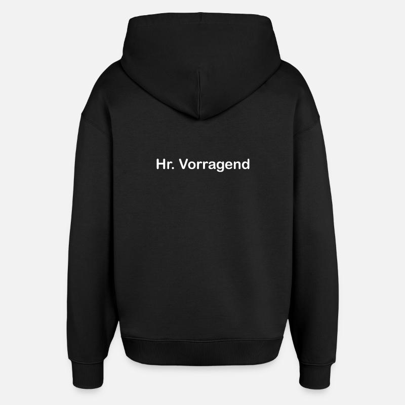 Monsieur Exceptionnel - Sweat à capuche unisexe Stanley/Stella Oversized - noir