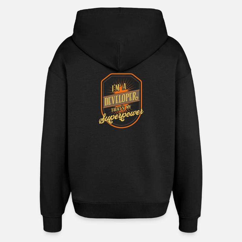 promoteur - Sweat à capuche unisexe Stanley/Stella Oversized - noir