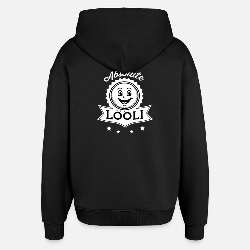 Lööli absolu - Sweat à capuche unisexe Stanley/Stella Oversized - noir