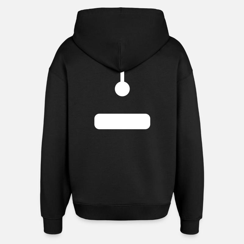 Joystick d’arcade blanc - Sweat à capuche unisexe Stanley/Stella Oversized - noir