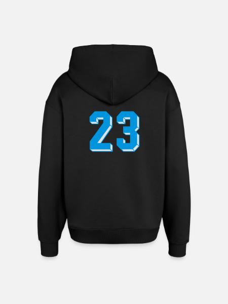 dreiundzwanzig - Sweat à capuche unisexe Stanley/Stella Oversized - noir
