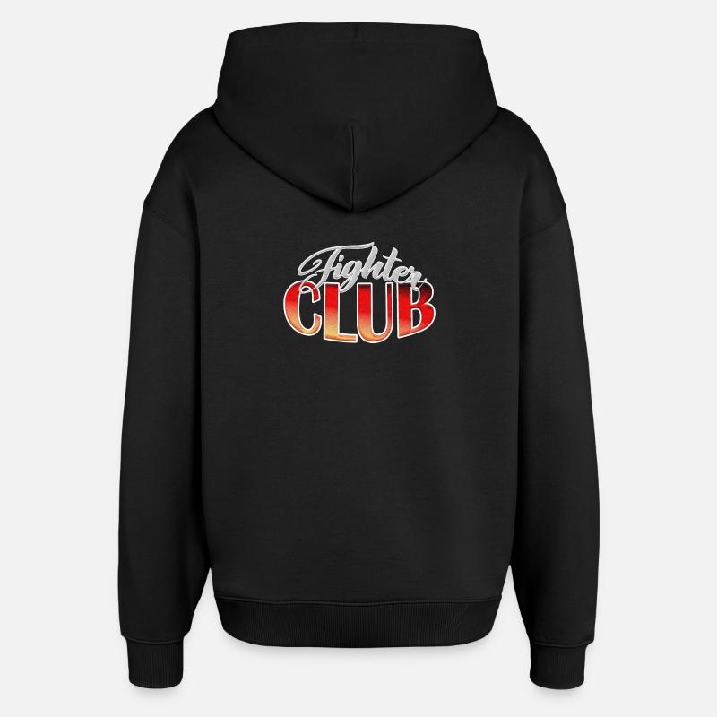 Chemise du Fighter Club - Sweat à capuche unisexe Stanley/Stella Oversized - noir