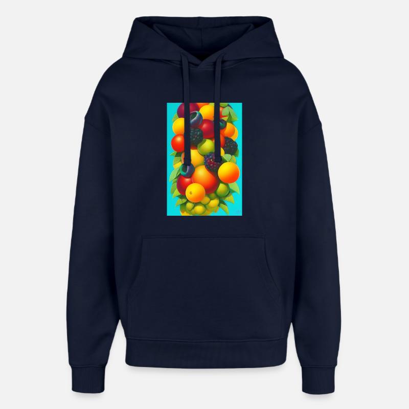 Fruit - Sweat à capuche unisexe Stanley/Stella Oversized - marine