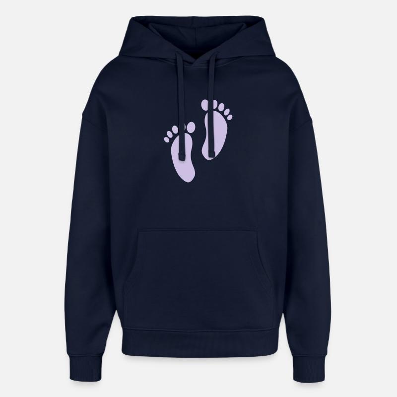 2541614 15465747 pied - Sweat à capuche unisexe Stanley/Stella Oversized - marine