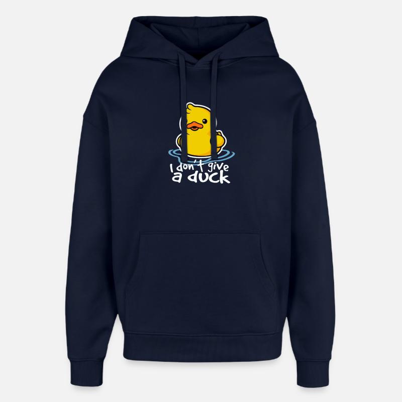 Canard - I don't Give A Duck - Sweat à capuche unisexe Stanley/Stella Oversized - marine