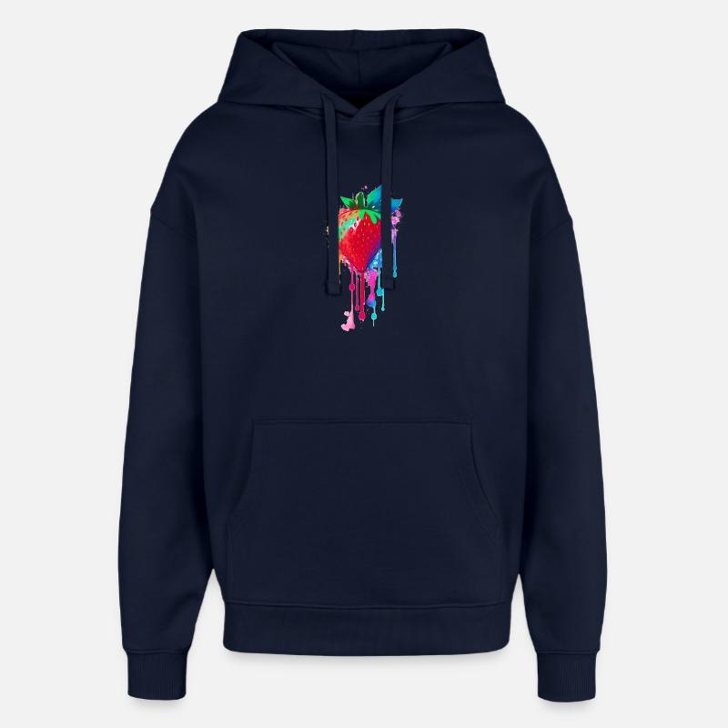 fruits sucrés - Sweat à capuche unisexe Stanley/Stella Oversized - marine