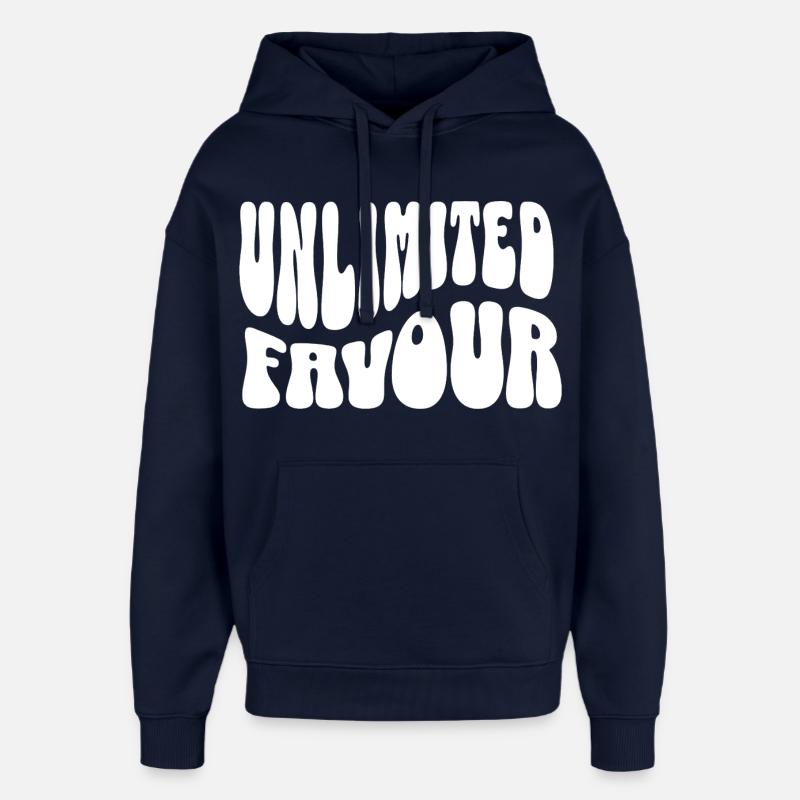 Faveur illimitée. - Sweat à capuche unisexe Stanley/Stella Oversized - marine