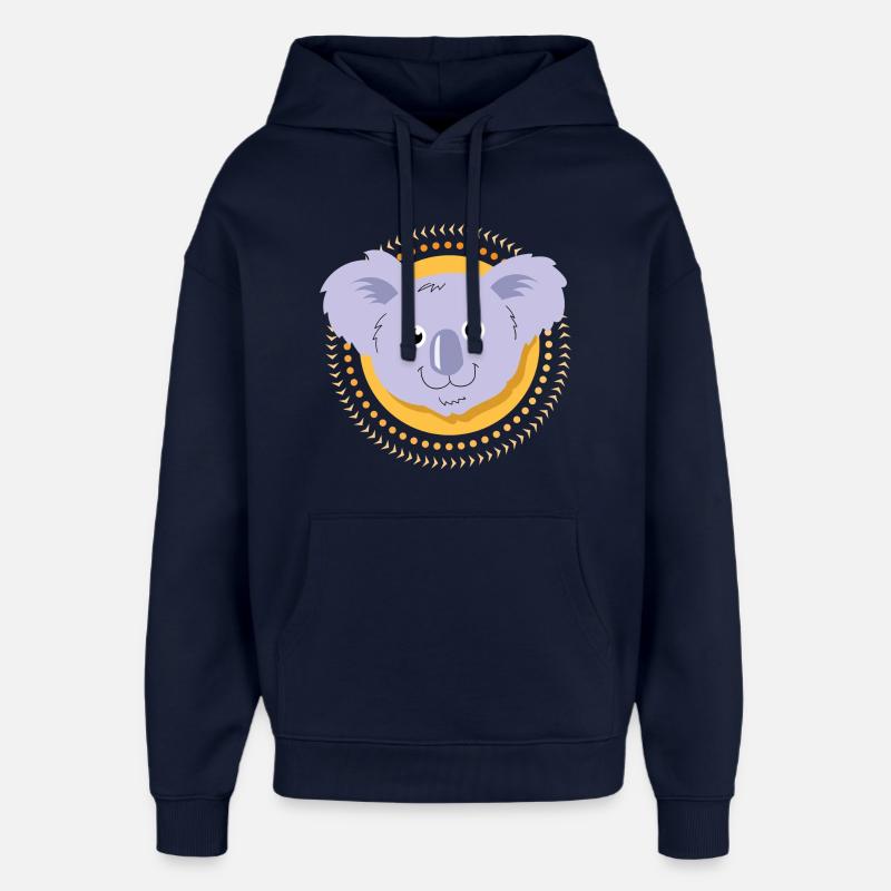 Petit koala - Sweat à capuche unisexe Stanley/Stella Oversized - marine