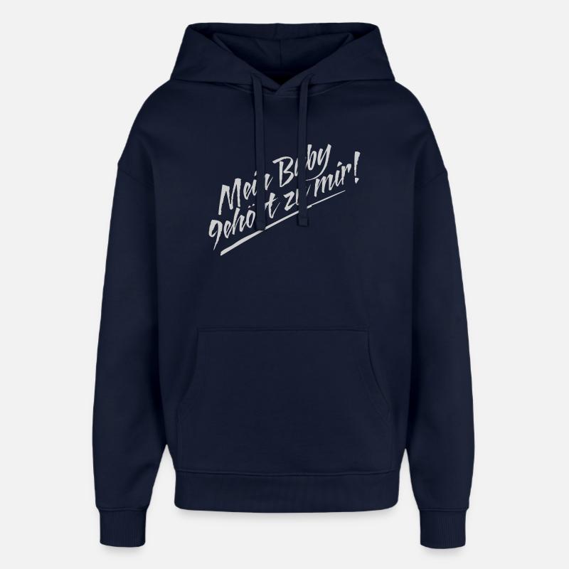 Mon bébé - Sweat à capuche unisexe Stanley/Stella Oversized - marine