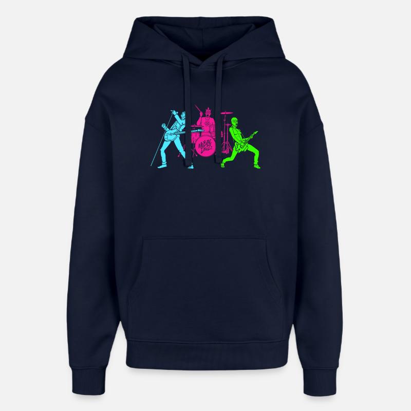 Mobile Devz Band - bande de développeurs - Sweat à capuche unisexe Stanley/Stella Oversized - marine