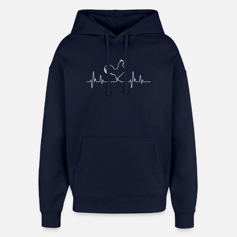 Hahn - Sweat à capuche unisexe Stanley/Stella Oversized - marine