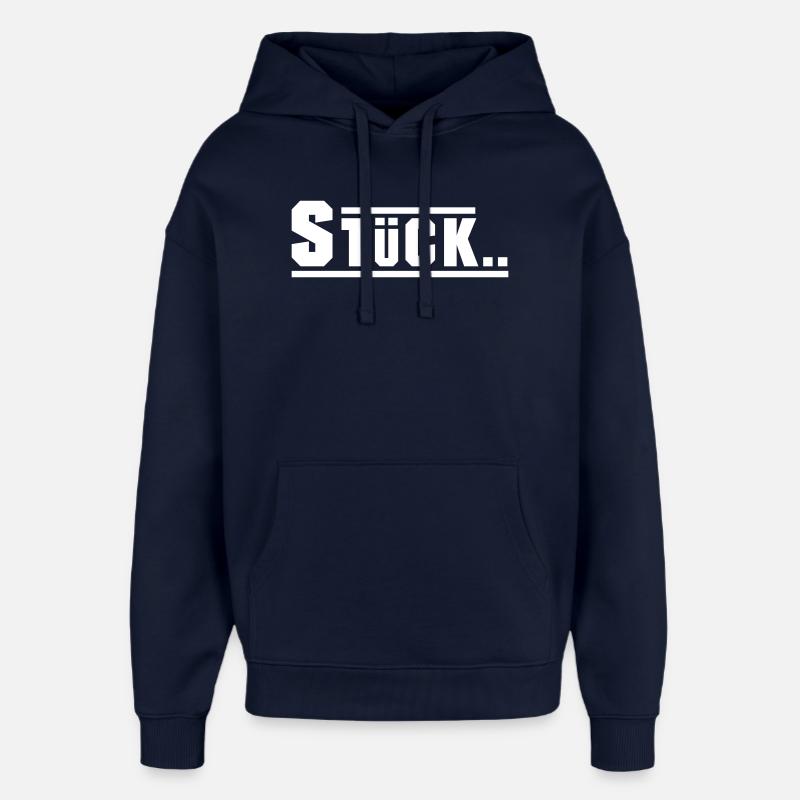 Stück Design - Oversized Unisex Hoodie von Stanley/Stella - Navy