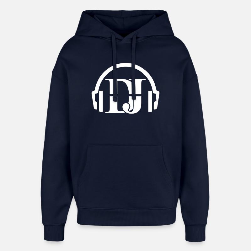 Casque DJ Techno Design et DJ - Sweat à capuche unisexe Stanley/Stella Oversized - marine