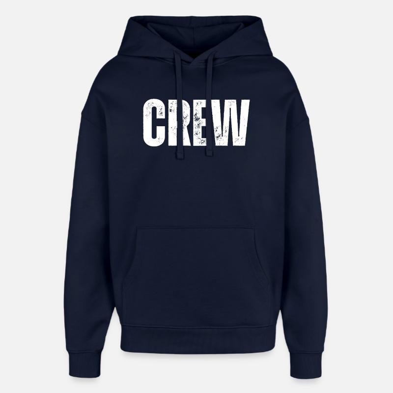 Crew - Oversized Unisex Hoodie by Stanley/Stella - navy