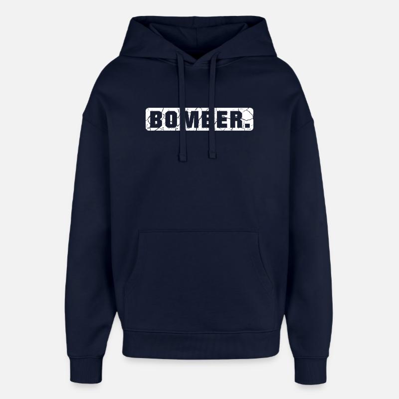 BOMBER - Oversized Unisex Hoodie by Stanley/Stella - navy