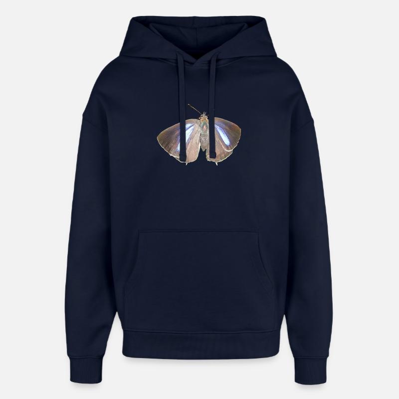 Mèche de cheveux violette - Sweat à capuche unisexe Stanley/Stella Oversized - marine