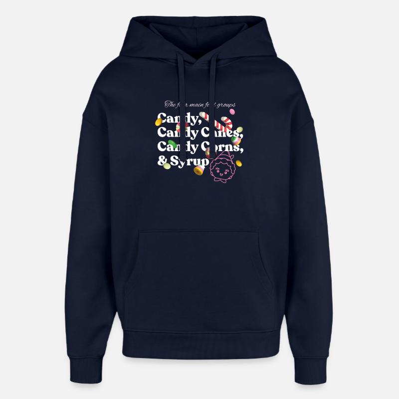 Buddy Der Weihnachtself Candy Design - Oversized Unisex Hoodie von Stanley/Stella - Navy