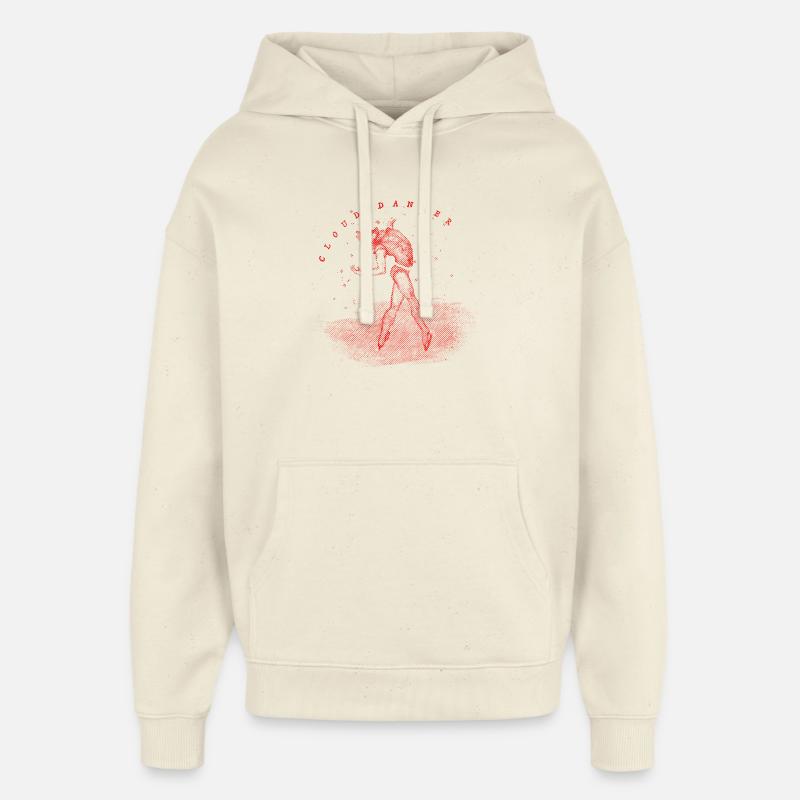 CloudDancer - Sweat à capuche unisexe Stanley/Stella Oversized - écru doux