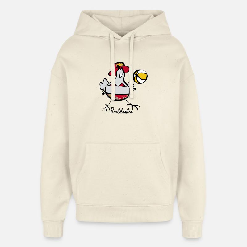 T-shirt d’été RIKELS 2026 - Sweat à capuche unisexe Stanley/Stella Oversized - écru doux
