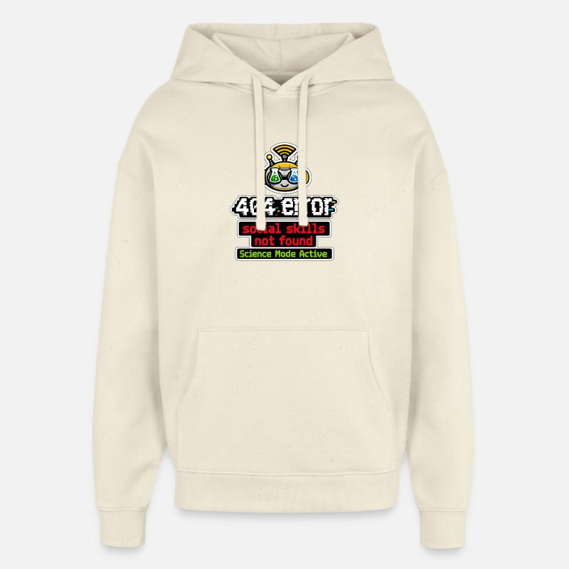 Bot scientifique : Mode actif - Sweat à capuche unisexe Stanley/Stella Oversized - écru doux