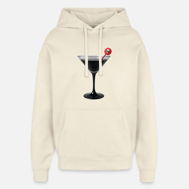 COCKTAIL DE LA MUERTE - dark hell - Sweat à capuche unisexe Stanley/Stella Oversized - écru doux