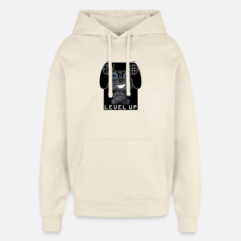 Manette Level Up Mignon - Sweat à capuche unisexe Stanley/Stella Oversized - écru doux