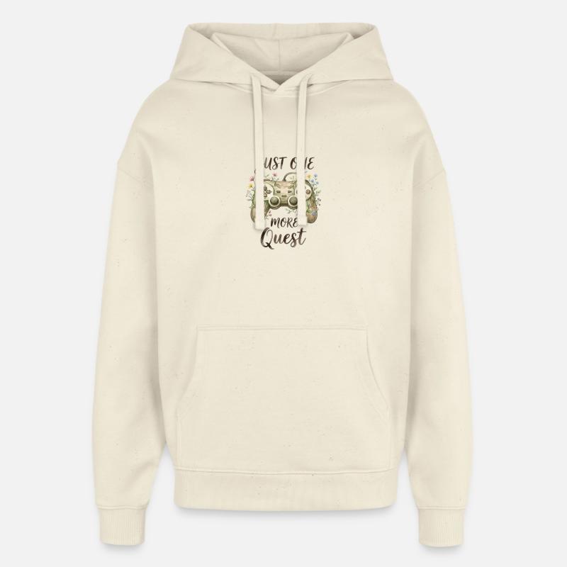 Nur noch eine Quest Botanischer Controller - Oversized Unisex Hoodie von Stanley/Stella - Natur