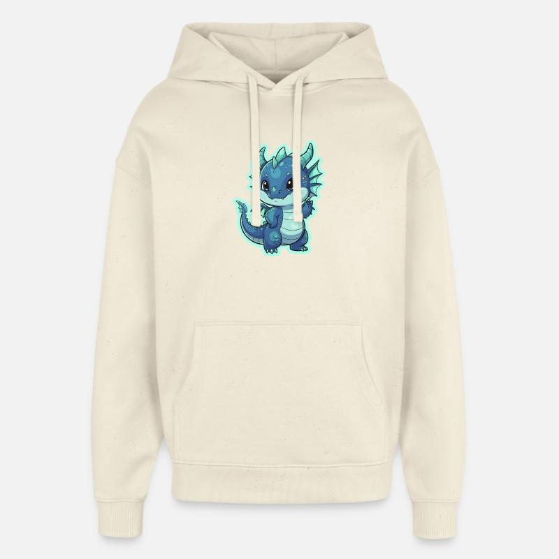 Petit Rêve de Dragon - Sweat à capuche unisexe Stanley/Stella Oversized - écru doux