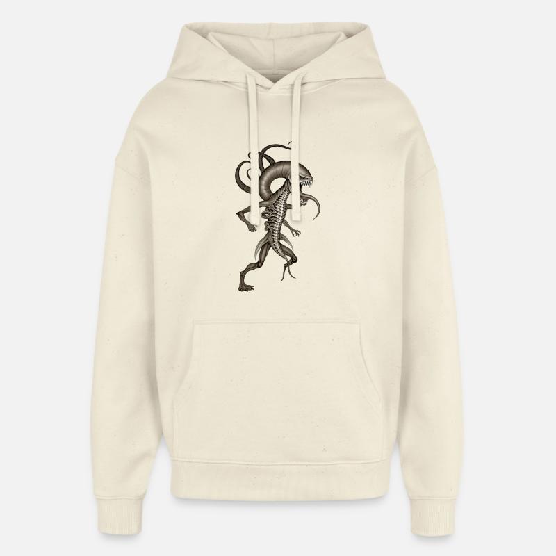 BUG #1 - dark hell - Sweat à capuche unisexe Stanley/Stella Oversized - écru doux