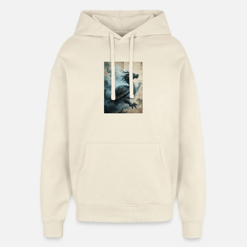 Le Pilier des Mondes : Xuangui – Ancrage - Sweat à capuche unisexe Stanley/Stella Oversized - écru doux