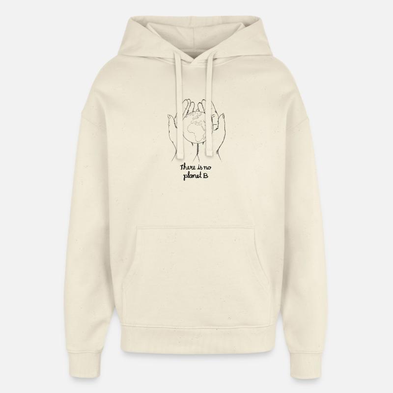 There is no planet b - Oversized Unisex Hoodie von Stanley/Stella - Natur