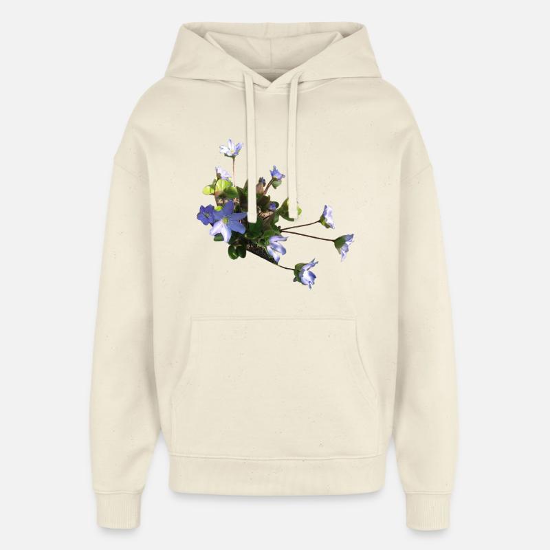 Leberblümchen - Oversized Unisex Hoodie von Stanley/Stella - Natur