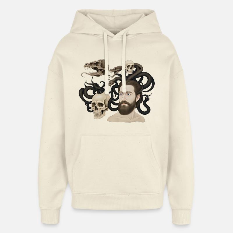 THE DAMNED #2 - dark hell - Sweat à capuche unisexe Stanley/Stella Oversized - écru doux