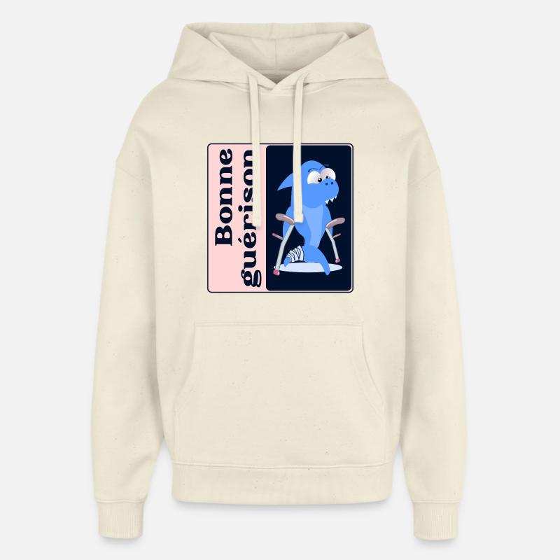 Bonne guérison Pieds - Sweat à capuche unisexe Stanley/Stella Oversized - écru doux