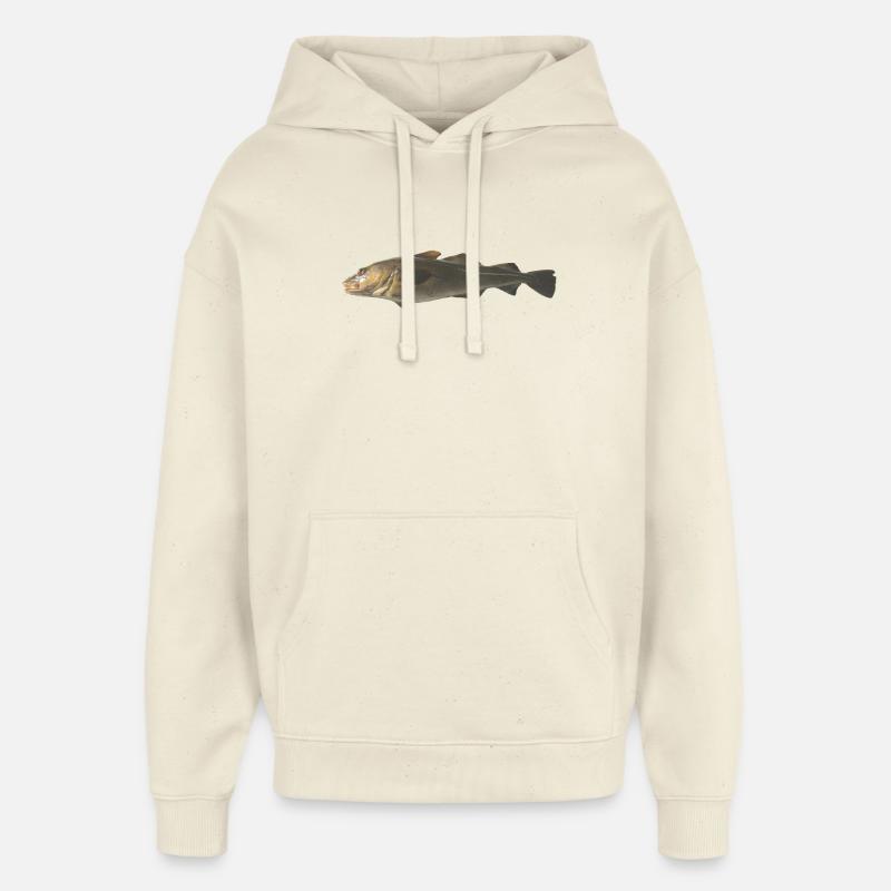 cod - Oversized Unisex Hoodie by Stanley/Stella - soft Ecru