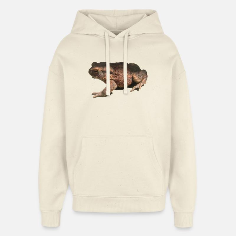 toad - Oversized Unisex Hoodie by Stanley/Stella - soft Ecru