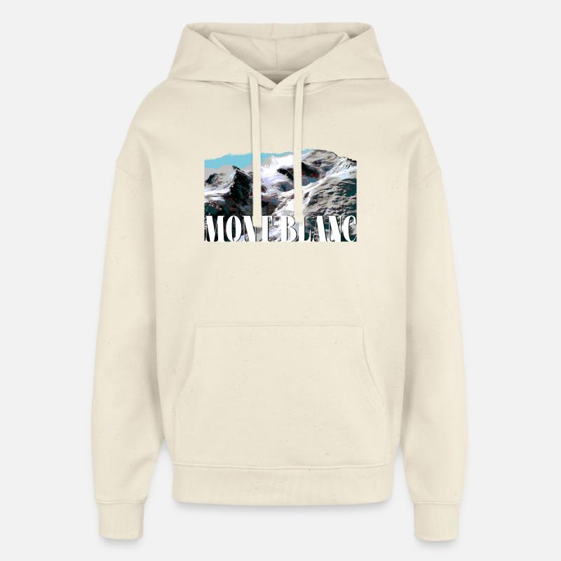 Mont-Blanc - Sweat à capuche unisexe Stanley/Stella Oversized - écru doux