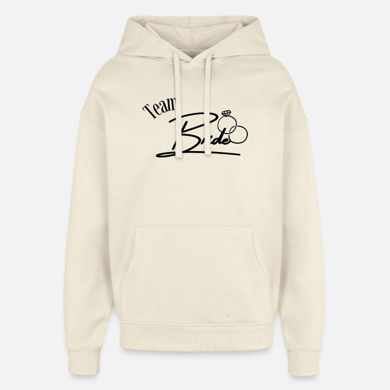 Équipe Bride - Sweat à capuche unisexe Stanley/Stella Oversized - écru doux